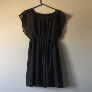 Black Chiffon Dress